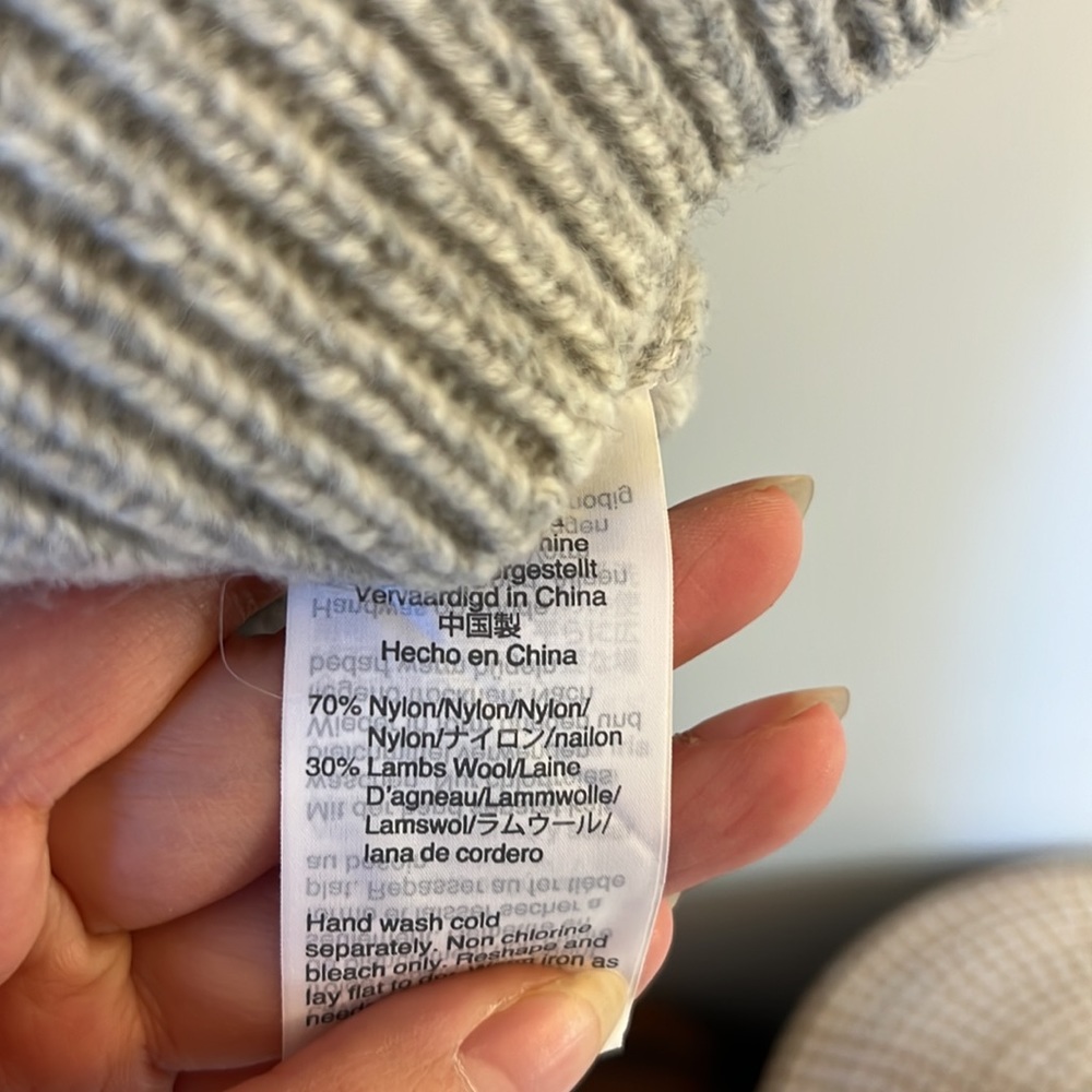 J.crew Popcorn cable-knit sweater in light gray - Picture 6 of 6